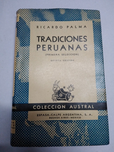 Tradiciones Peruanas Ricardo Palma