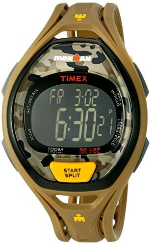 Reloj Timex Unisex Ironman Sleek 50 Color Gris/amarillo