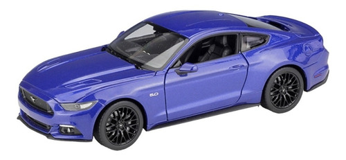 Ford Mustang Gt 2015 Escala 1:24 Welly Azul