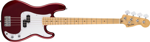 Bajo Eléctrico Fender Precision Bass Rojo Acabado Del Cuerpo Barnizado Cantidad De Cuerdas 4 Orientación De La Mano Diestro