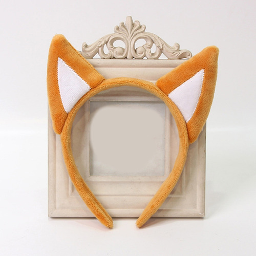 (y) Diadema Elástica Con Forma De Oreja De Perro Con Forma D
