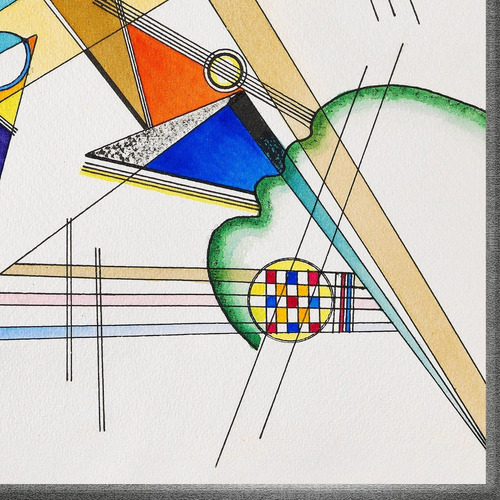 Cuadro Pañuelo De Papel - Wassily Kandinsky - Año 1923