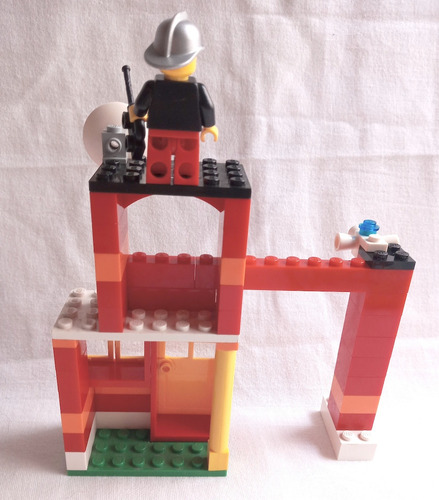 Lego 6191 - Bombeiros - Fire Fighter Buildind Set Imcompleto 117 (Usado)
