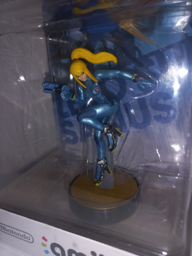 Amiibo Samus Zero Suit Super Smash Bros Metroid Nintendo (Usado)