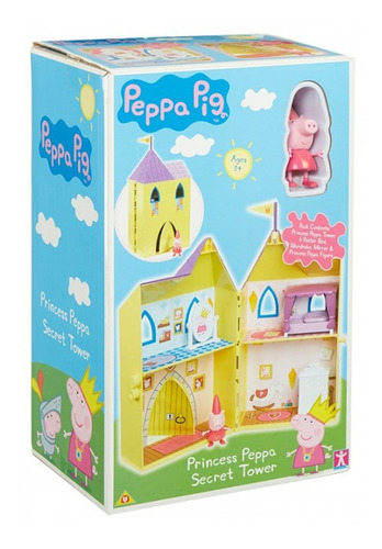 Torre Secreta Princesa Muñeca Peppa Pig + Accesorios Febo