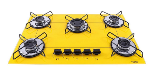 Fogão Cooktop 5 Bocas Ultra Chama A Gás Bivolt Tedge