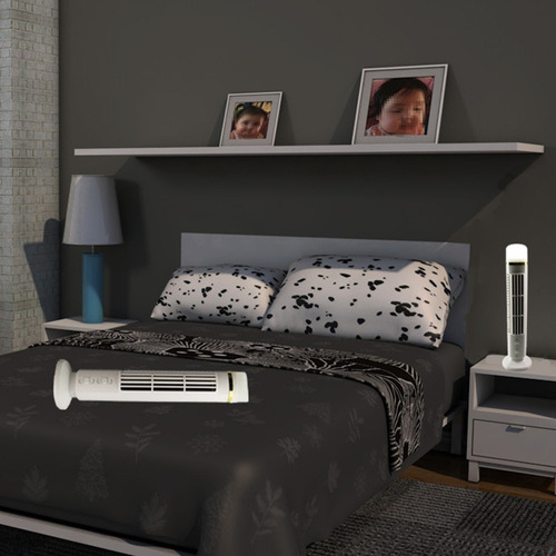 Ventilador De Mesa Led Tower Fan Para Escritorio, Dormitorio