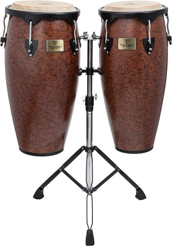 Tumbadora Tycoon Supremo 10+11 Conga Percusion Con Soporte