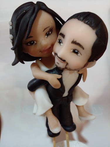 Novios Personalizados Adorno En Porcelana Fria A Eleccion Novios