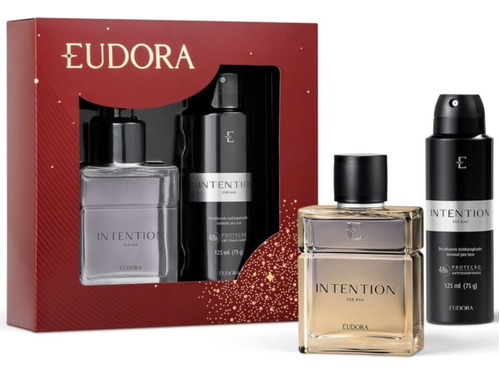 Kit Presente Natal Intention For Man (2 Itens) - Eudora