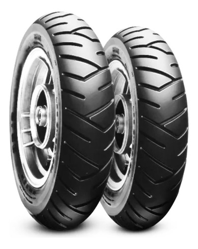 Pneu Elite 125 Pirelli Dianteiro E Traseiro Sem Camara