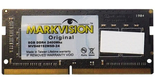 Memoria Ram Sodimm Notebook Markvision 8gb Ddr4 2400mhz