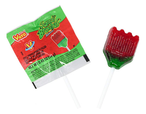 200 Paletas Vero Dulce De Caramelo Sandi Brochas