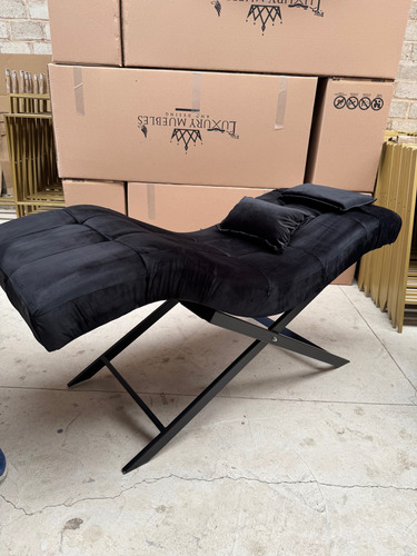 Camilla Luxury Curve Original Ergonóm Color Negro Base Metal Negro