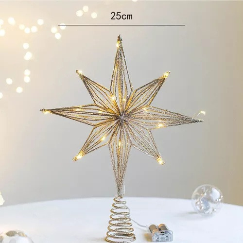 J Lámpara Led Con Forma De Estrella Para Árboles De