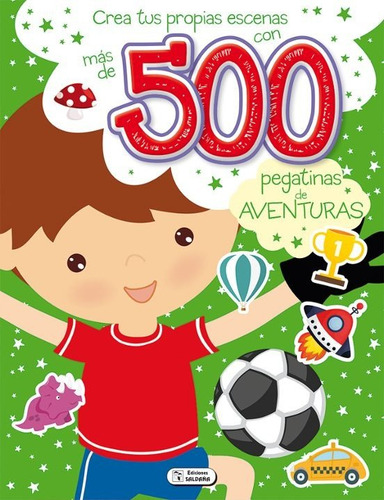 Escenas Panoramicas Pegatinas De Aventuras, De Aa.vv.., Vol. 1. Editorial Ediciones Saldaña, S.a., Tapa Blanda En Español