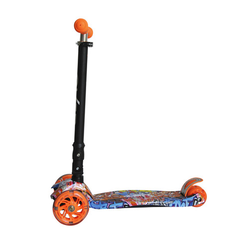 Imagen 7 de 8 de Monopatin Overtech Maxi-891 Plegable Niños 4 Ruedas Led Reforzado 80kg