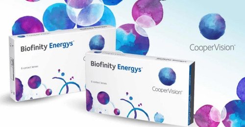 Lente De Contato Biofinity Energys Incolor Com Grau + Estojo Grau Esférico -12,00 (miopia)