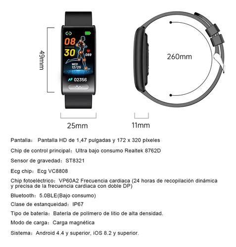 Reloj Inteligente Resistente Al Agua Con Llamadas Bluetooth