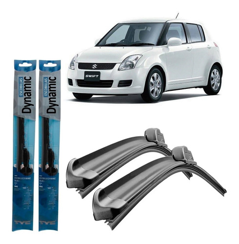 Juego Kit Escobillas Suzuki Swift 2006 2007 2008 2009 2010