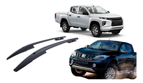 Barra De Techo Laterales Negra Mitsubishi L200 2019-2021