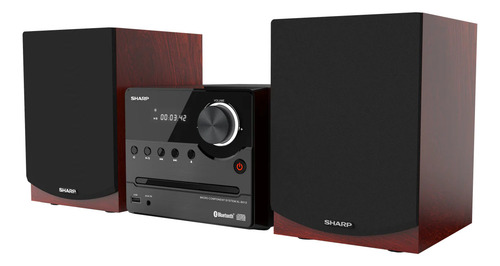 Microcomponente Sharp Xl-b512 Cd-player Usb Bluetooth Nogal