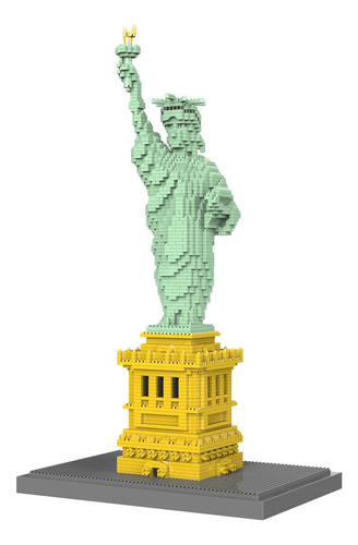 Dovob Estatua De La Libertad Micro Mini Bloques Conjunto De