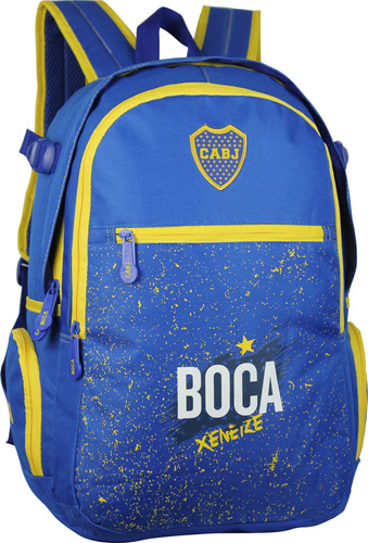 Mochila Boca Juniors Con Red Original Importada Oficial