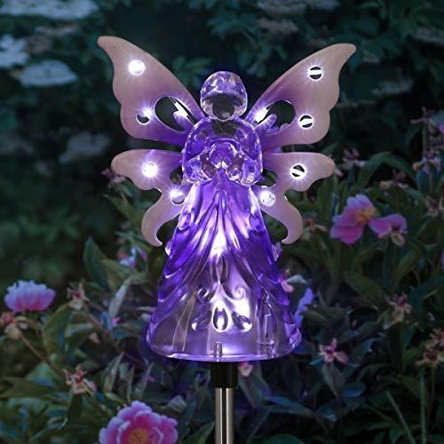 Exhalar Luces De Estaca De Jardin Solar A Rrrr Regalo Conm