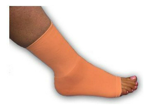 Compression Ankle Sleeve (20-30 Mmhg) - Large (beige)