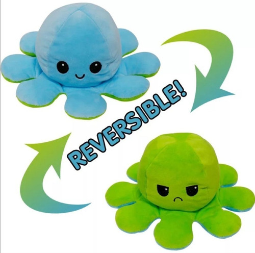 Pulpo Reversible Peluche Doble Cara Envio Repido Sin Espera