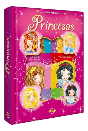 Libro Princesas 6 Libritos Acartonados