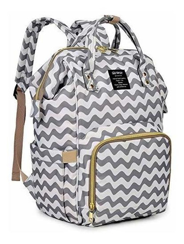 Qimiaobaby Mochila Con Bolsa De Pañales, Mochila De Viaje Mu