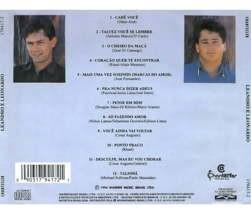Leandro E Leonardo CD - Dónde estás (sellado)