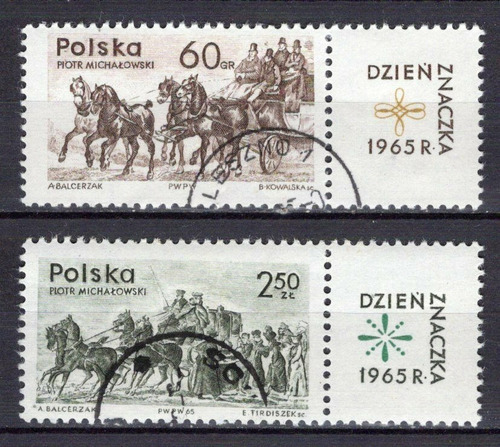 Estampillas Polonia 1965 - Día Del Sello Postal