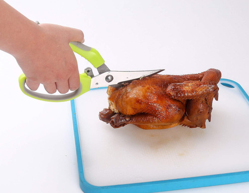 , Juego De 3 Tijeras De Cocina Con Resorte, Tijeras De Pollo