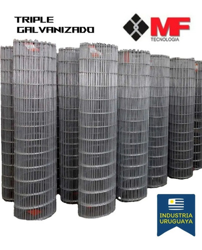 Malla Electrosoldada Galvanizada - 1x25 Mts  Inoxidable  Tyt