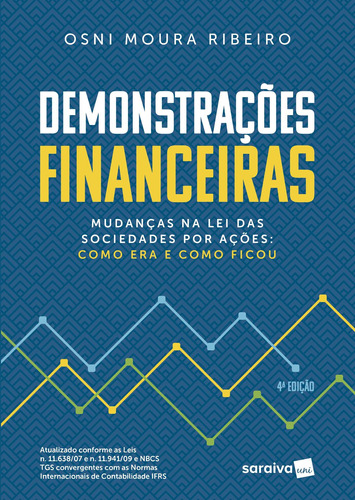 Demonstrações financeiras, de Ribeiro, Osni Moura. Editora Saraiva Educação S. A., capa mole em português, 2017