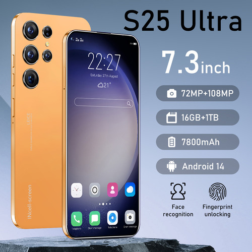 Smartphones S25 Ultra, Teléfono Inteligente De 7.3 Pulgadas