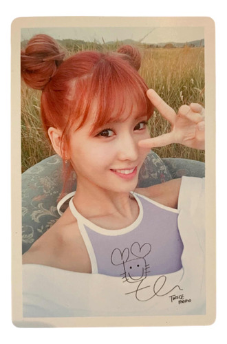 Photocard Twice Original Momo Ver. Twicecoaster