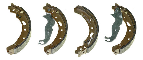 Set Balatas Bajos Metales Y Zapatas Brembo 2 16 - 19
