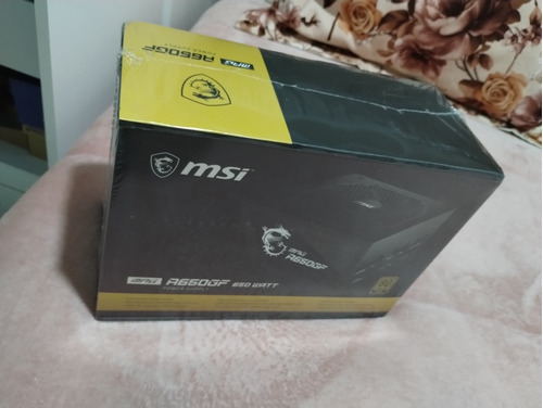 Fonte Msi Mpg A650gf, 650w, 80 Plus Gold, Modular Cor Preto 110v/220v