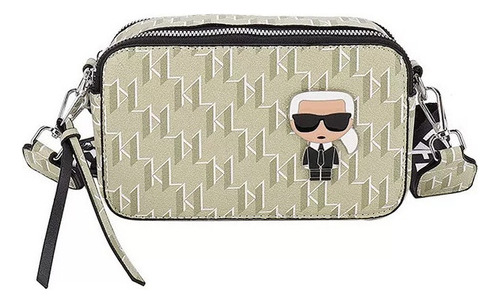 2024 Bolso Bandolera De Cuero Karl Lagerfeld Color H