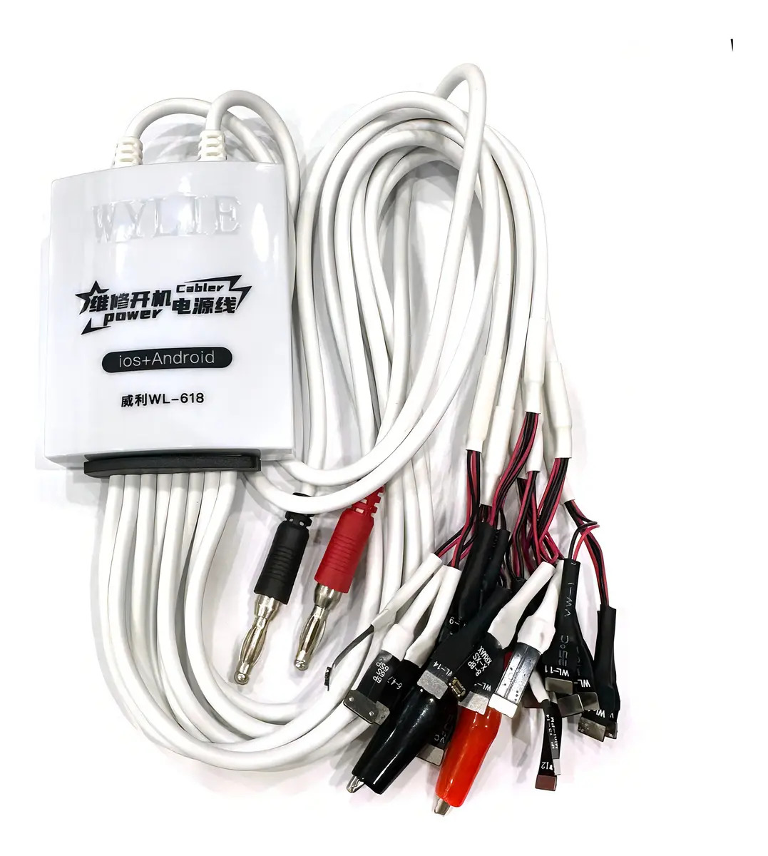 Cabo Alimentacao Teste Placa Android E iPhone Iboot Wylie Branco
