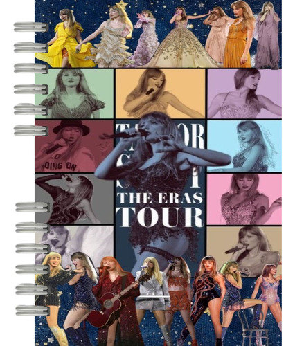 Agenda Perpetua Taylor Swift Collage + Chapita De Regalo