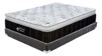 Comprar Spring Air Helsinki box spring Americana Individual de 190cm x 100cm negro y gris