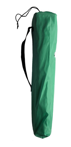Imagen 2 de 10 de Mesa De Tela Plegable Con Portavasos Con Funda Verde Iael
