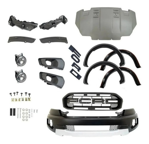 Imagen 3 de 8 de Body Kit Conversion Completo Ford Ranger A Raptor 2019 Rapto