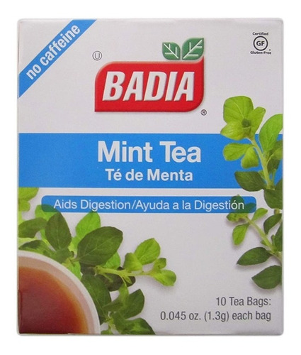 Imagen 1 de 3 de Te De Menta Ayuda A La Digestion Badia Sin Caffeina Lo Mejor
