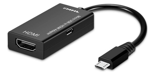 Adaptador Usb Mirco Mini Micro 2.0 Mhl Hdmi Cable Hd 1080p